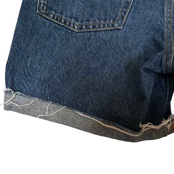 Everlane Womens 23 The Denim Short Cuffed Jean Short - Picture 6 of 10